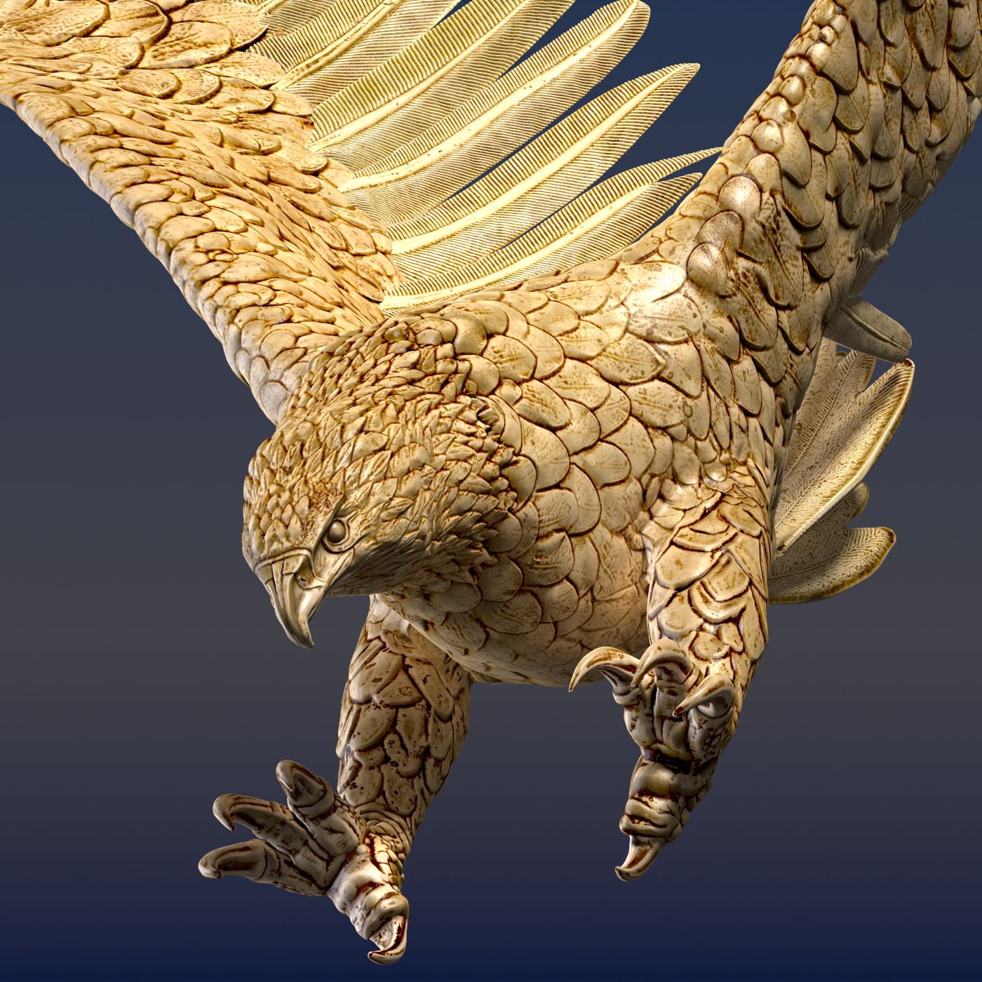 Eagle Ornamental 3d model