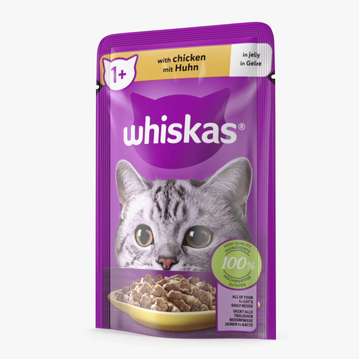 Wet Cat Food Whiskas Pouch 3d model