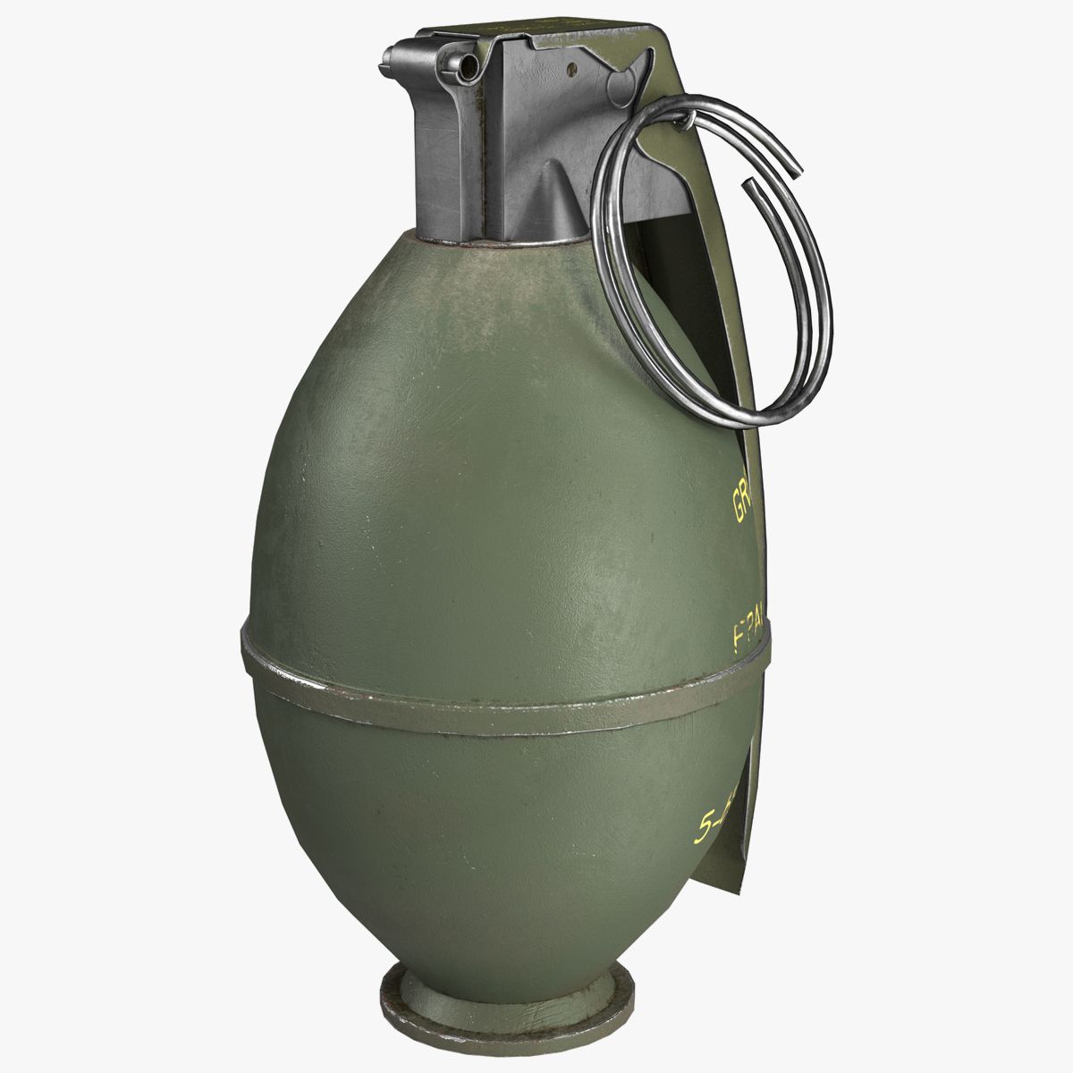 M26 Grenade Game Weapon 3d model