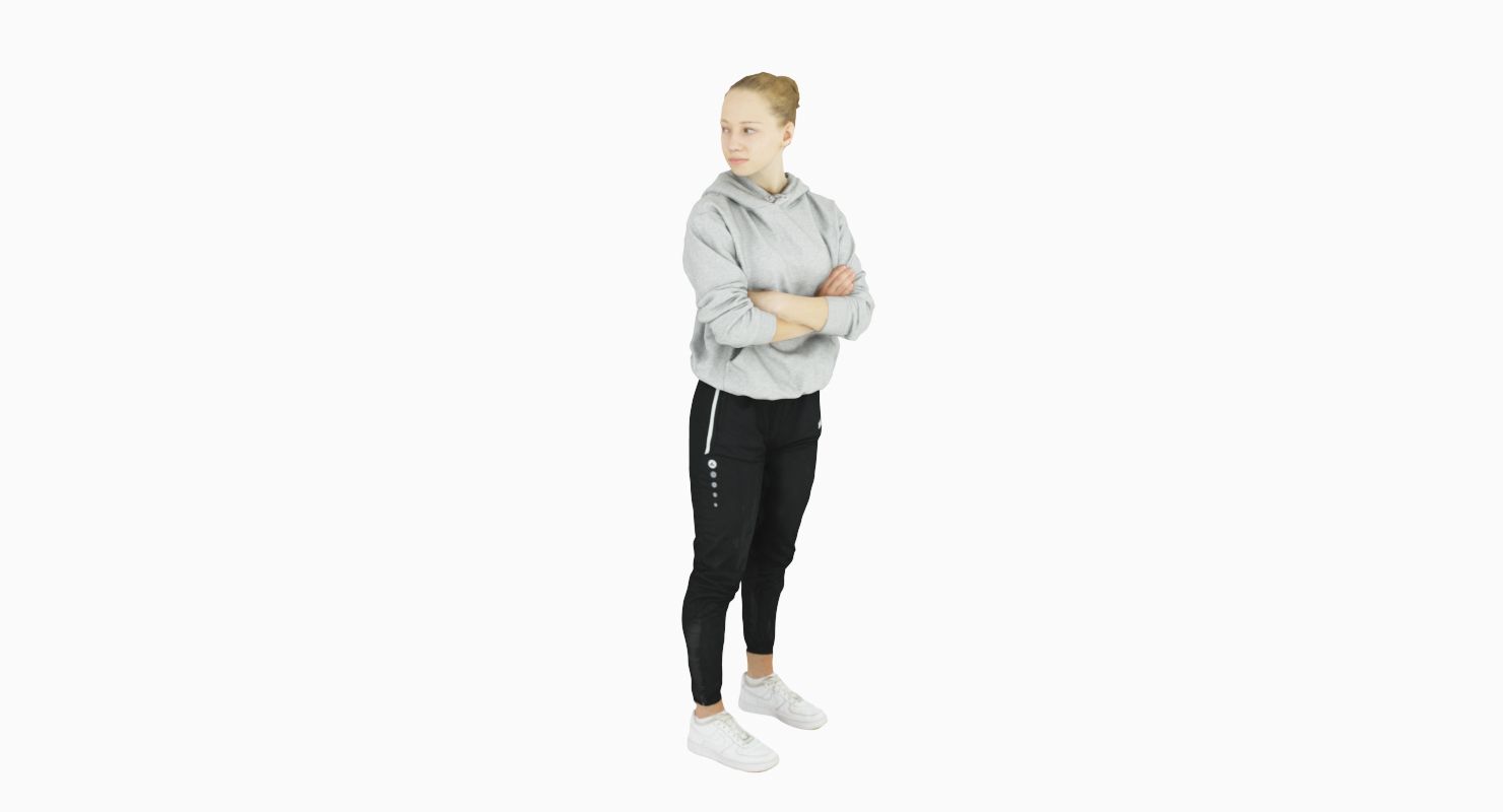 Lisa poseert 235 3d model