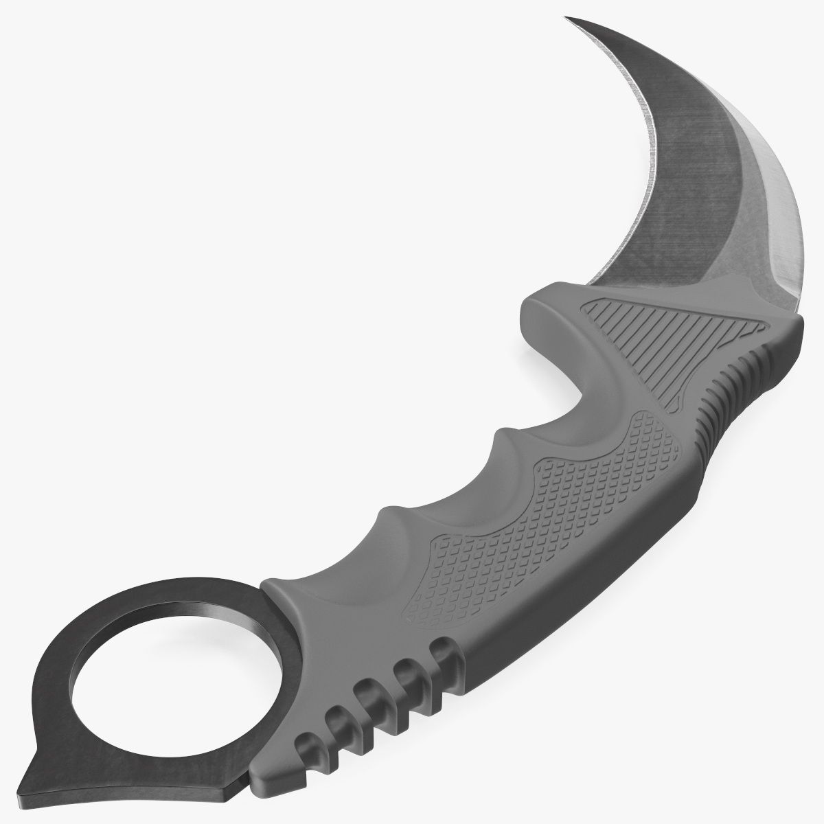 Karambit Claw Knife Black 3d model