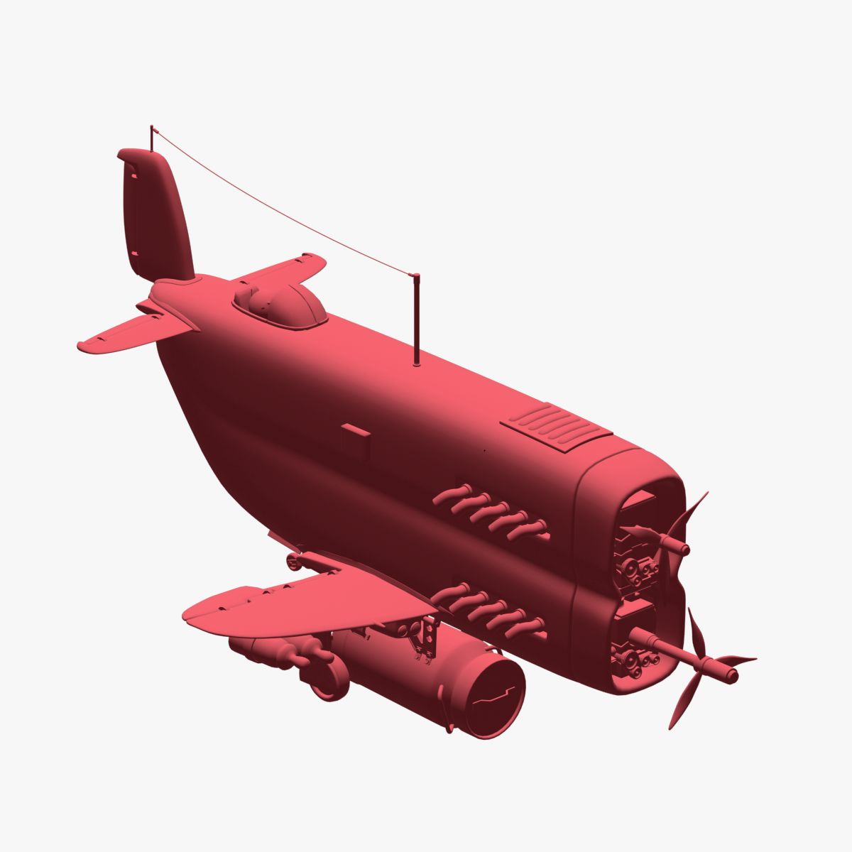 Aeronave 3d model