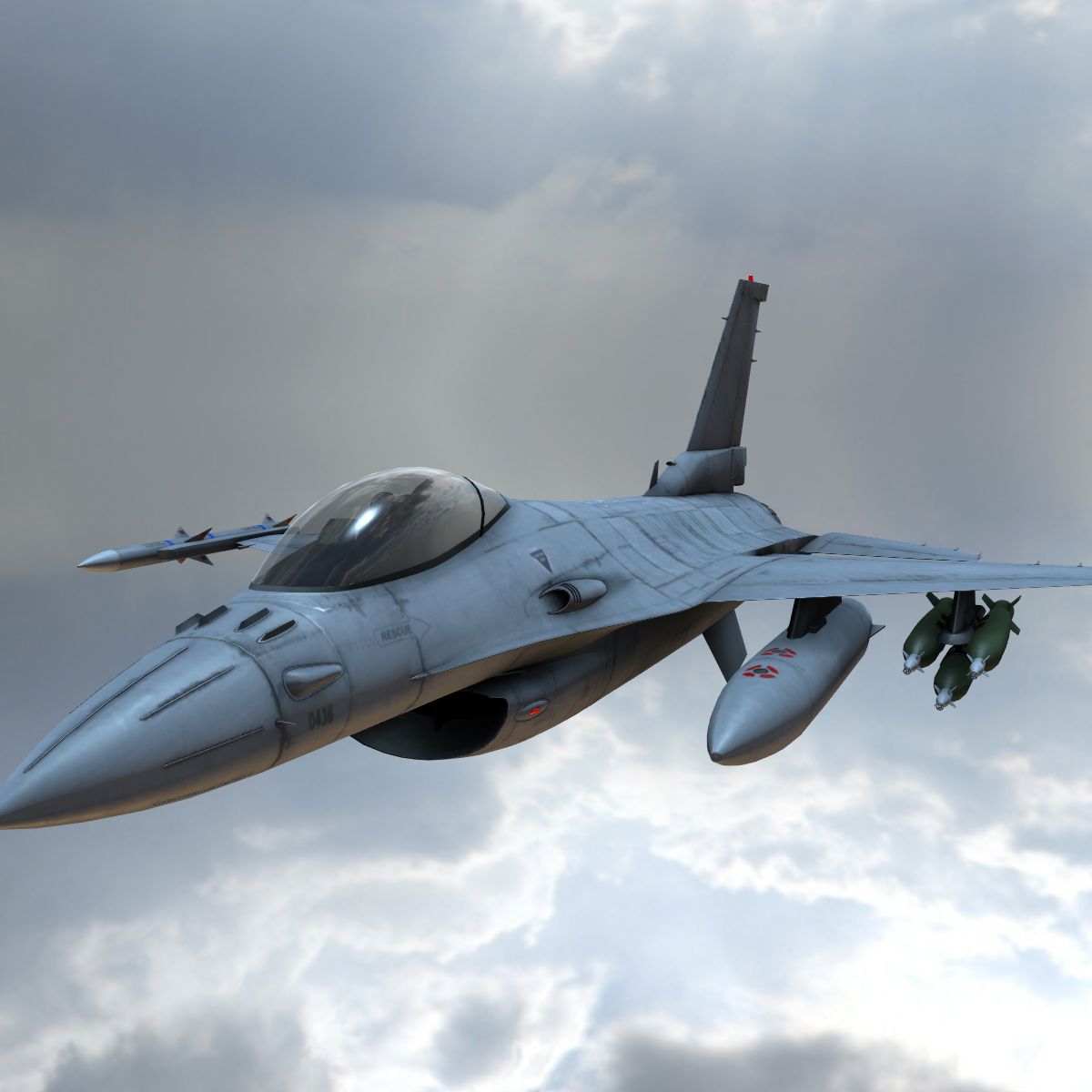 Combat Jet 3d model