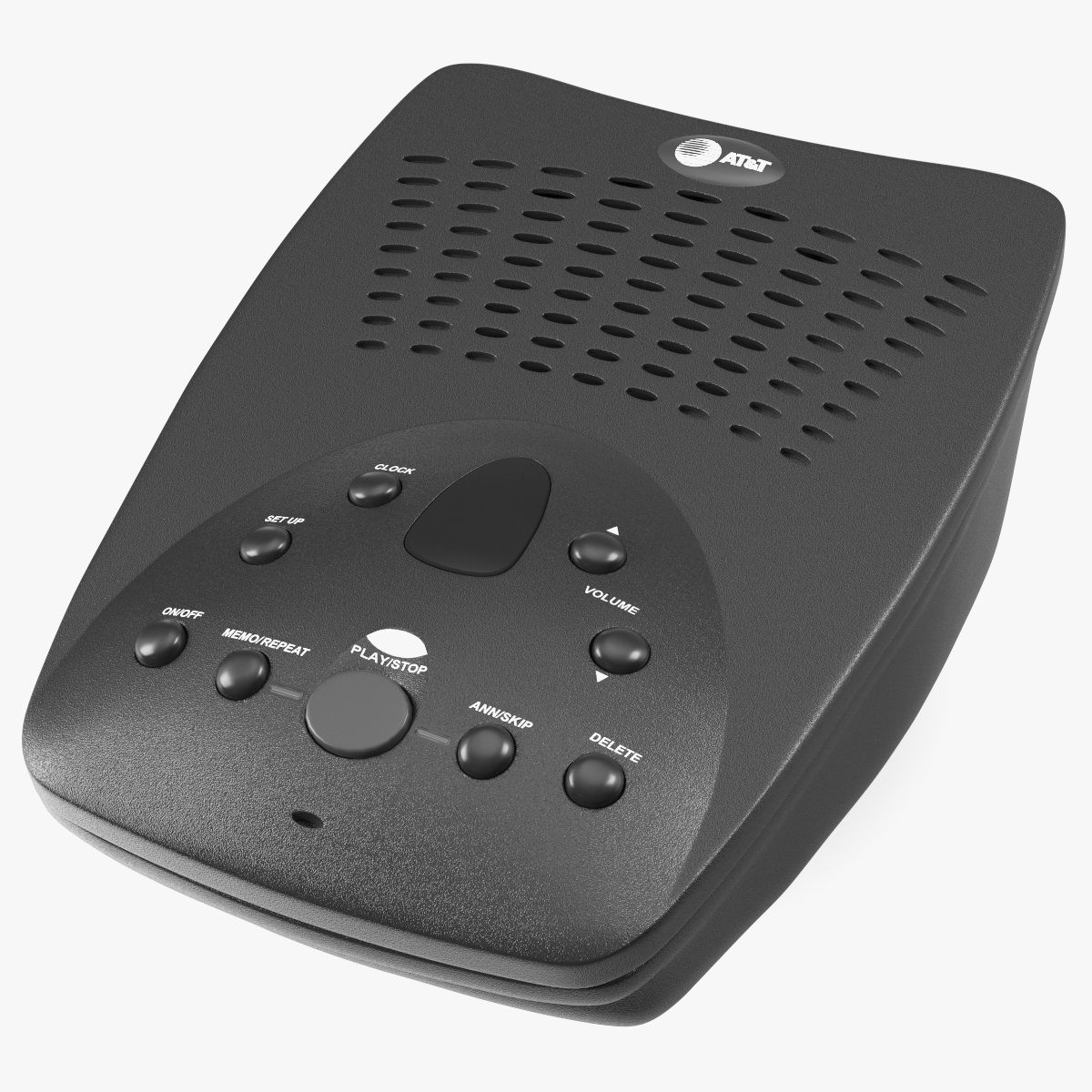 Answering Machine ATT Black 3d model